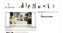 Desktop Screenshot of leolagrange-centreest.org